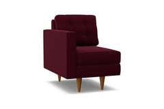 Logan Left Arm Chair :: Leg Finish: Pecan / Configuration: LAF - Chaise on the Left