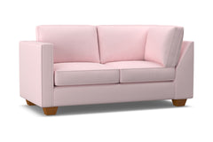 Catalina Left Arm Corner Loveseat :: Leg Finish: Pecan / Configuration: LAF - Chaise on the Left