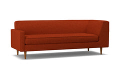 Monroe Left Arm Corner Sofa :: Leg Finish: Pecan / Configuration: LAF - Chaise on the Left