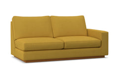 Harper Right Arm Apartment Size Sofa :: Leg Finish: Pecan / Configuration: RAF - Chaise on the Right