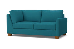 Tuxedo Right Arm Corner Apt Size Sofa :: Leg Finish: Pecan / Configuration: RAF - Chaise on the Right