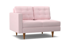 Logan Left Arm Loveseat :: Leg Finish: Pecan / Configuration: LAF - Chaise on the Left