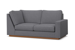 Harper Right Arm Corner Loveseat :: Leg Finish: Pecan / Configuration: RAF - Chaise on the Right