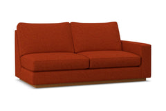 Harper Right Arm Apartment Size Sofa :: Leg Finish: Pecan / Configuration: RAF - Chaise on the Right