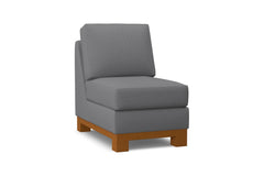 Avalon Armless Chair :: Leg Finish: Pecan