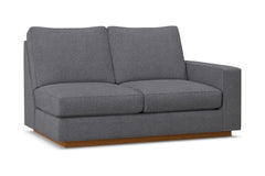 Harper Right Arm Loveseat :: Leg Finish: Pecan / Configuration: RAF - Chaise on the Right