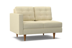 Logan Left Arm Loveseat :: Leg Finish: Pecan / Configuration: LAF - Chaise on the Left