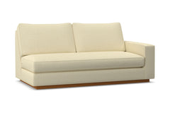 Harper Right Arm Apt Size Sofa w/ Benchseat :: Leg Finish: Pecan / Configuration: RAF - Chaise on the Right