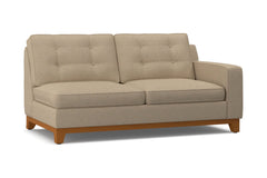 Brentwood Right Arm Apartment Size Sofa :: Leg Finish: Pecan / Configuration: RAF - Chaise on the Right