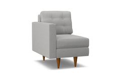 Logan Left Arm Chair :: Leg Finish: Pecan / Configuration: LAF - Chaise on the Left