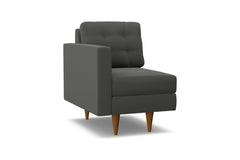 Logan Left Arm Chair :: Leg Finish: Pecan / Configuration: LAF - Chaise on the Left