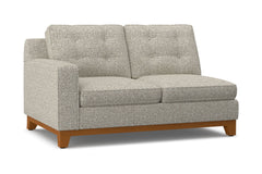 Brentwood Left Arm Loveseat :: Leg Finish: Pecan / Configuration: LAF - Chaise on the Left