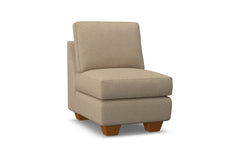 Catalina Armless Chair :: Leg Finish: Pecan