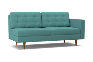 Logan Right Arm Sofa :: Leg Finish: Pecan / Configuration: RAF - Chaise on the Right