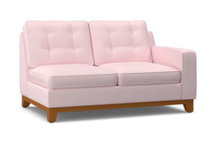 Brentwood Right Arm Loveseat :: Leg Finish: Pecan / Configuration: RAF - Chaise on the Right