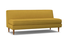 Monroe Armless Sofa :: Leg Finish: Pecan