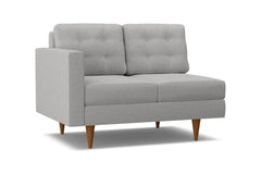 Logan Left Arm Loveseat :: Leg Finish: Pecan / Configuration: LAF - Chaise on the Left