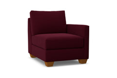 Tuxedo Right Arm Chair :: Leg Finish: Pecan / Configuration: RAF - Chaise on the Right