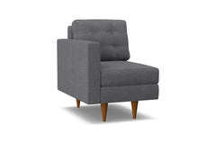 Logan Left Arm Chair :: Leg Finish: Pecan / Configuration: LAF - Chaise on the Left