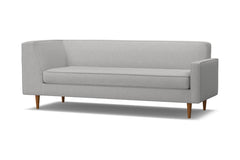 Monroe Right Arm Corner Sofa :: Leg Finish: Pecan / Configuration: RAF - Chaise on the Right