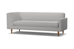 Monroe Right Arm Corner Sofa :: Leg Finish: Pecan / Configuration: RAF - Chaise on the Right