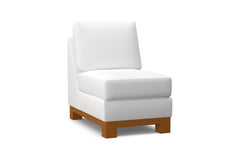 Avalon Armless Chair :: Leg Finish: Pecan