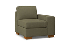 Melrose Right Arm Chair :: Leg Finish: Pecan / Configuration: RAF - Chaise on the Right