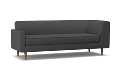 Monroe Left Arm Corner Sofa :: Leg Finish: Pecan / Configuration: LAF - Chaise on the Left