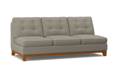 Brentwood Armless Sofa :: Leg Finish: Pecan