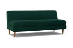 Monroe Armless Sofa :: Leg Finish: Pecan