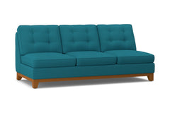 Brentwood Armless Sofa :: Leg Finish: Pecan