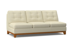 Brentwood Armless Sofa :: Leg Finish: Pecan