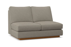 Harper Armless Loveseat :: Leg Finish: Pecan