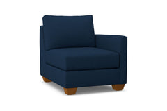 Tuxedo Right Arm Chair :: Leg Finish: Pecan / Configuration: RAF - Chaise on the Right