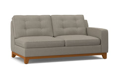 Brentwood Right Arm Apartment Size Sofa :: Leg Finish: Pecan / Configuration: RAF - Chaise on the Right