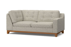 Brentwood Right Arm Corner Apt Size Sofa :: Leg Finish: Pecan / Configuration: RAF - Chaise on the Right