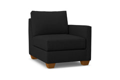 Tuxedo Right Arm Chair :: Leg Finish: Pecan / Configuration: RAF - Chaise on the Right