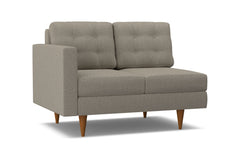 Logan Left Arm Loveseat :: Leg Finish: Pecan / Configuration: LAF - Chaise on the Left
