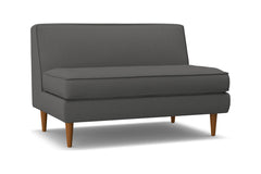 Monroe Armless Loveseat :: Leg Finish: Pecan