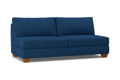 Tuxedo Armless Sofa :: Leg Finish: Pecan