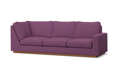 Harper Right Arm Corner Sofa :: Leg Finish: Pecan / Configuration: RAF - Chaise on the Right