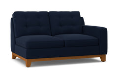 Brentwood Right Arm Loveseat :: Leg Finish: Pecan / Configuration: RAF - Chaise on the Right