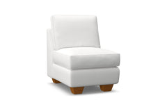 Catalina Armless Chair :: Leg Finish: Pecan