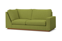 Harper Right Arm Corner Apt Size Sofa :: Leg Finish: Pecan / Configuration: RAF - Chaise on the Right