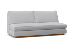 Harper Armless Sofa w/ Benchseat :: Leg Finish: Pecan