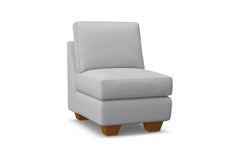 Catalina Armless Chair :: Leg Finish: Pecan