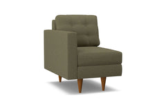 Logan Left Arm Chair :: Leg Finish: Pecan / Configuration: LAF - Chaise on the Left