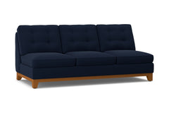 Brentwood Armless Sofa :: Leg Finish: Pecan