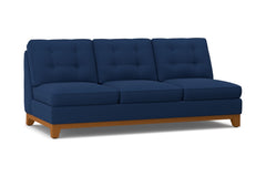 Brentwood Armless Sofa :: Leg Finish: Pecan