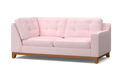 Brentwood Right Arm Corner Apt Size Sofa :: Leg Finish: Pecan / Configuration: RAF - Chaise on the Right